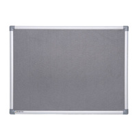 Textilní nástěnka New Scritto Fabricboard 2000x1000 mm, šedá