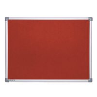 Textilní nástěnka New Scritto Fabricboard 1200x900 mm, červená